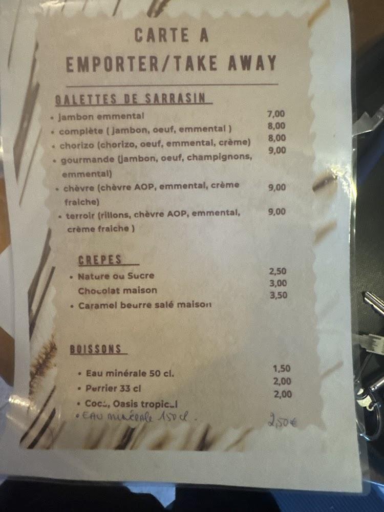 Crêperie Le Médicis - Menu Image 1